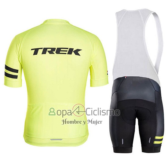 Trek Ropa Ciclismo Culotte Corto 2018 Mangas Cortas Luz AMarillo